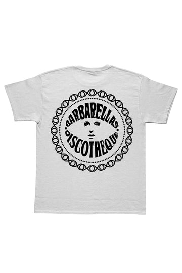 Barbarellas Discoteque T-Shirt - WHITE / BLACK