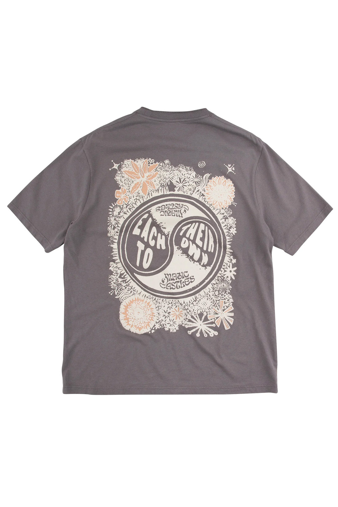 Each To Short Sleeve T-Shirt - Charcoal