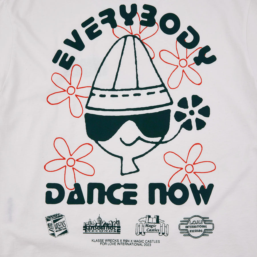 Everybody Dance Short Sleeve T-Shirt - Off White