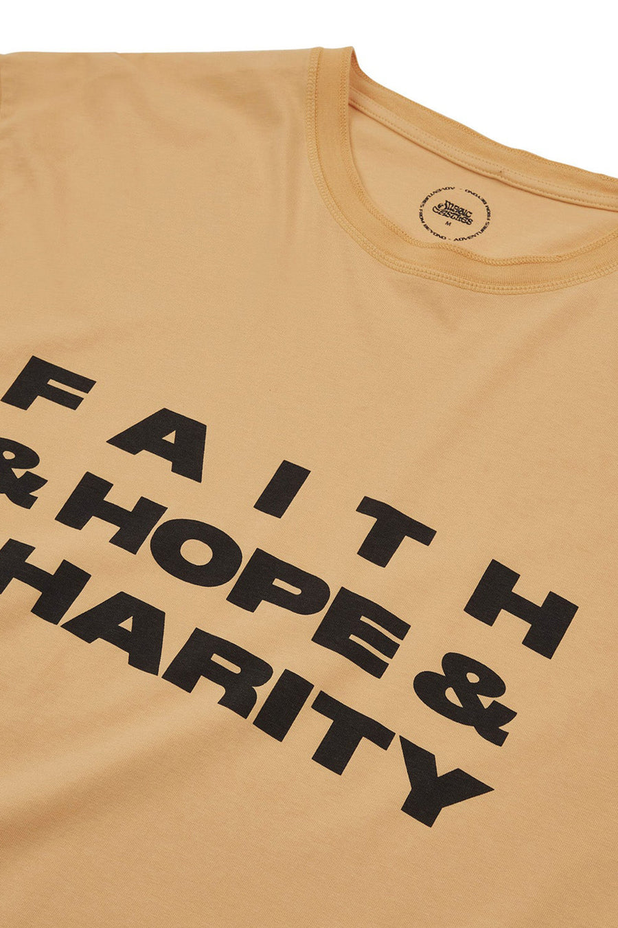 Faith Hope Charity Short Sleeve T-Shirt - Sunkist