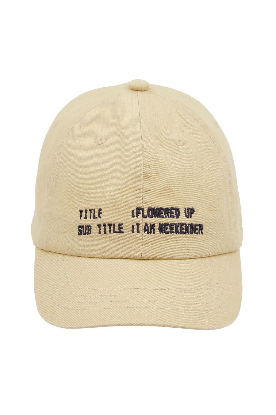 I Am Weekender Cap - Ecru