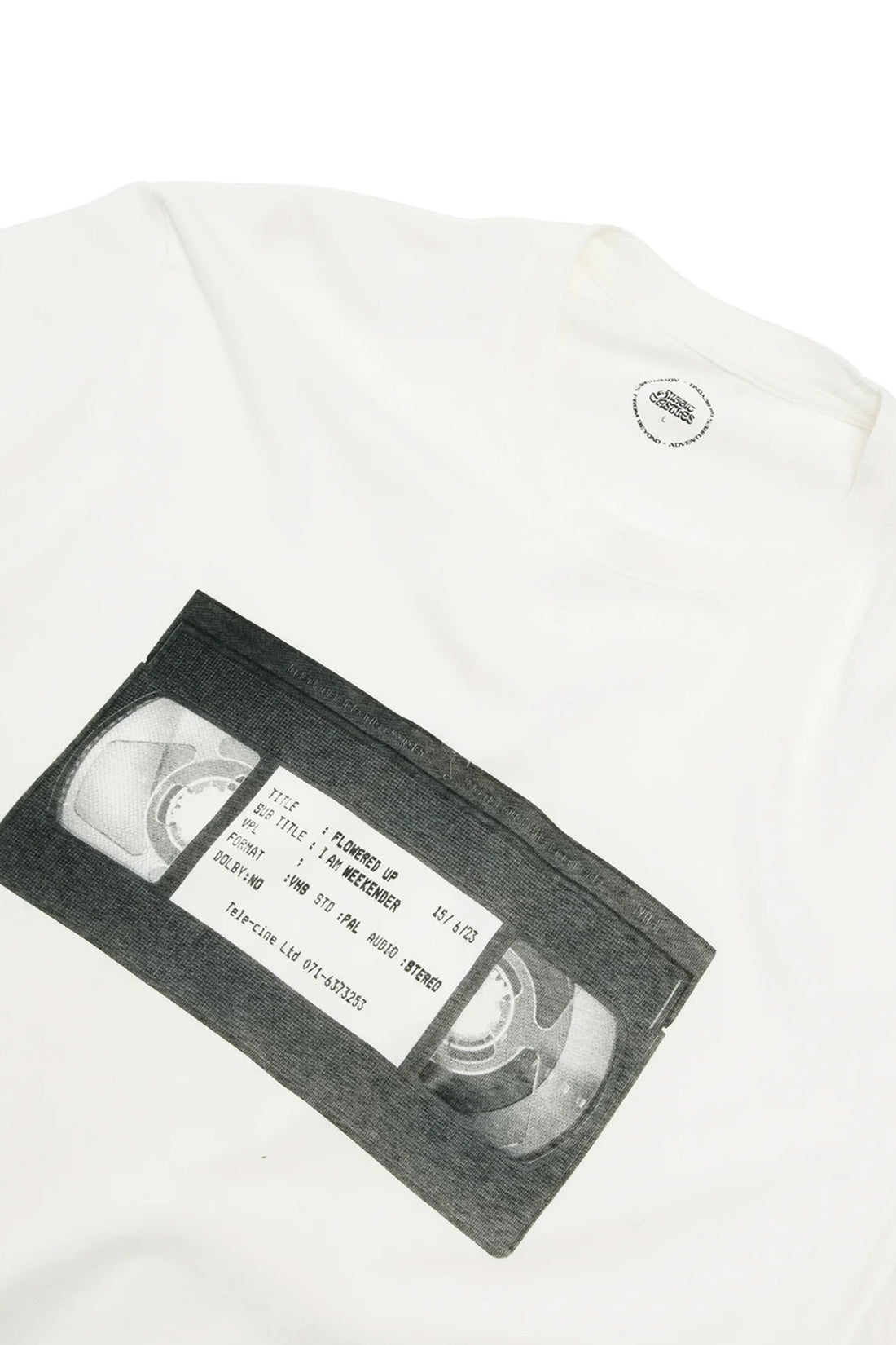 I Am Weekender Cassette T-Shirt - Off White