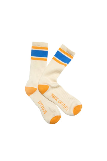 Ivy Ellis x MC Sport Sock - Orange/Blue