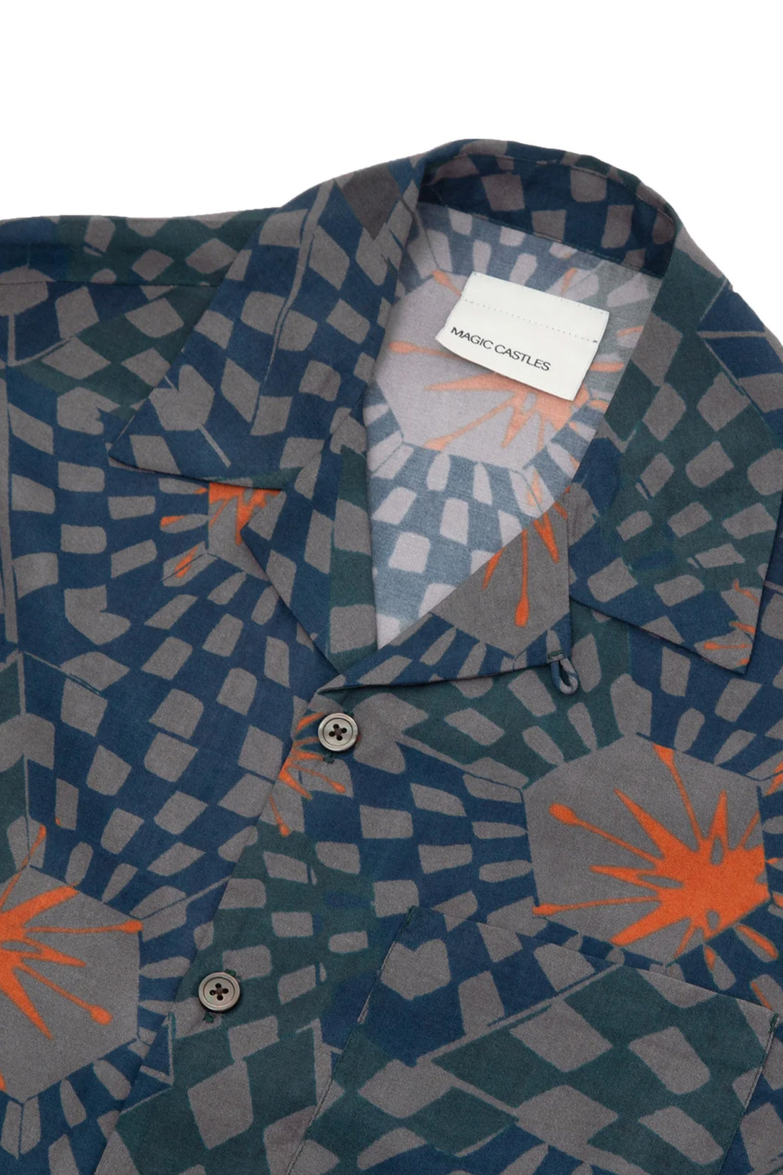 Love International Wave Shirt - Navy Honeycomb