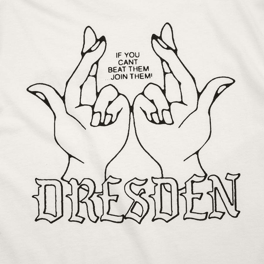 DRESDEN - If you can't beat them tee - Off White