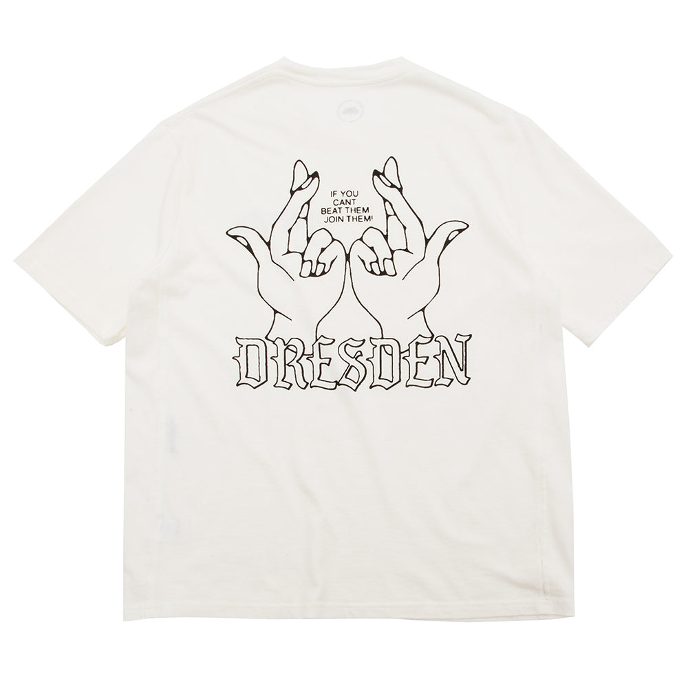 DRESDEN - If you can't beat them tee - Off White