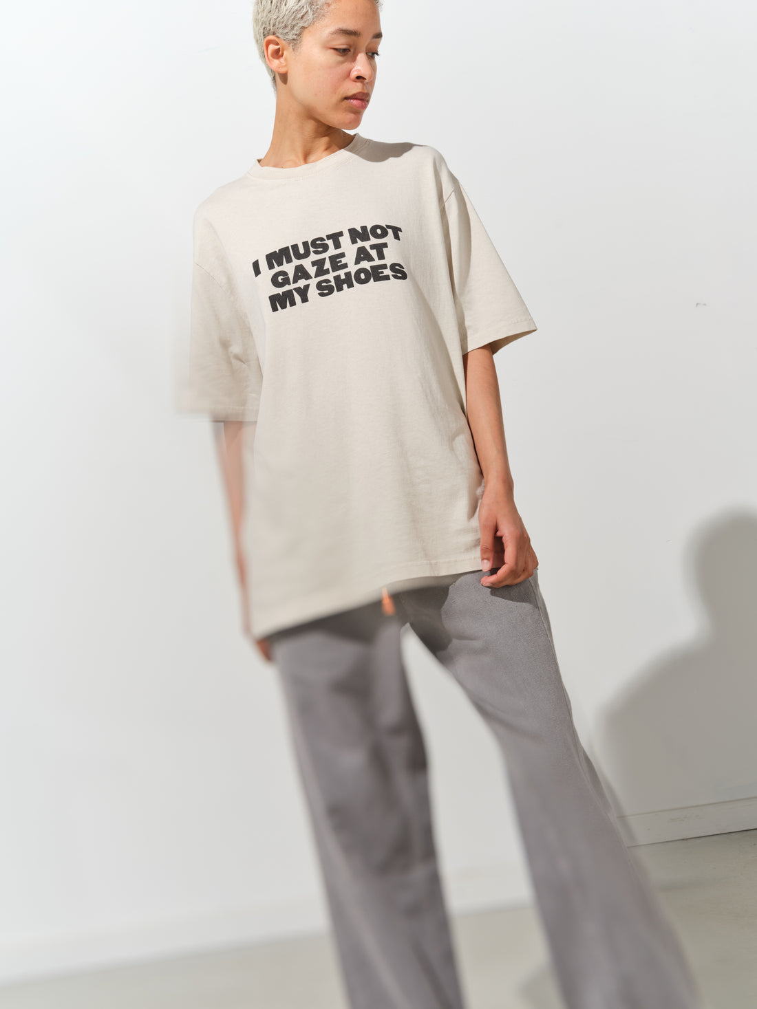 Shoe Gaze Short Sleeve T-Shirt - Off White