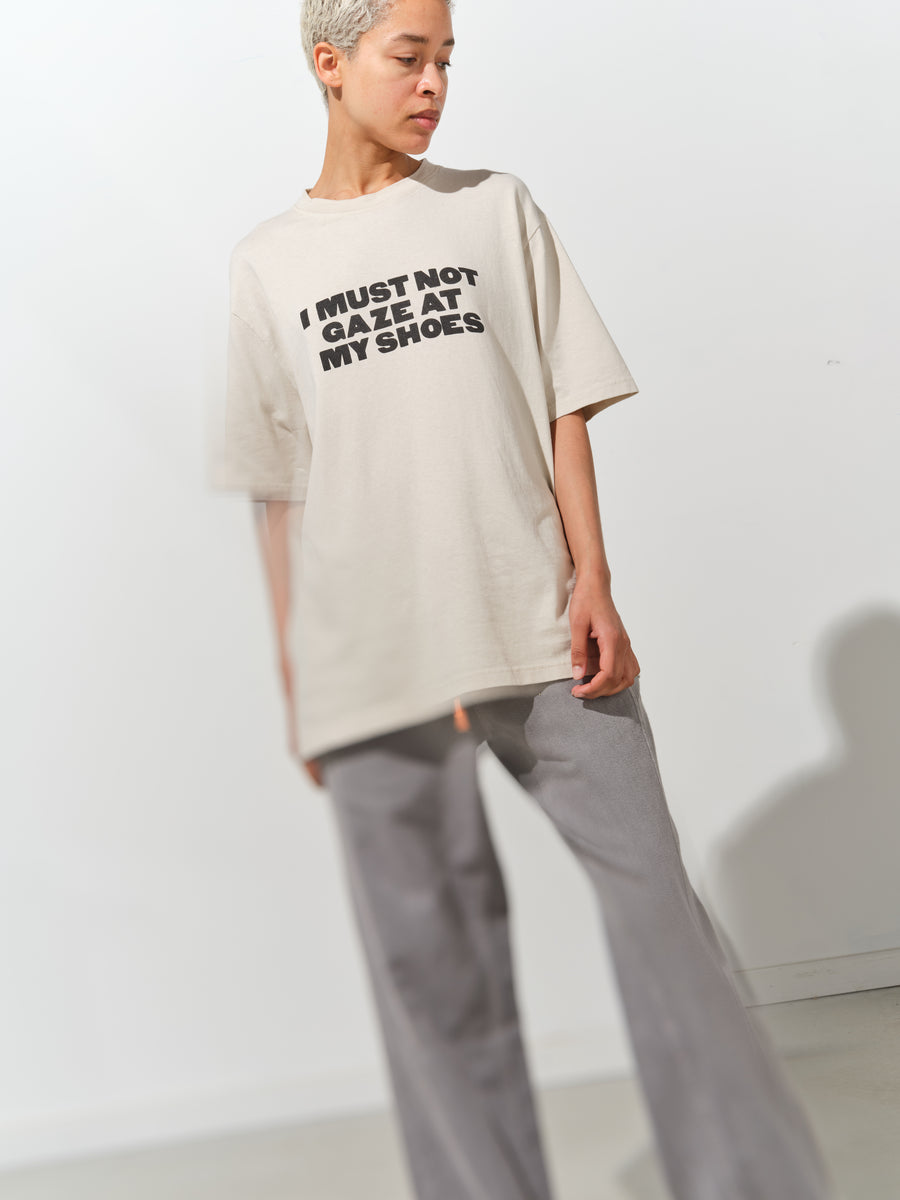 Shoe Gaze Short Sleeve T-Shirt - Off White