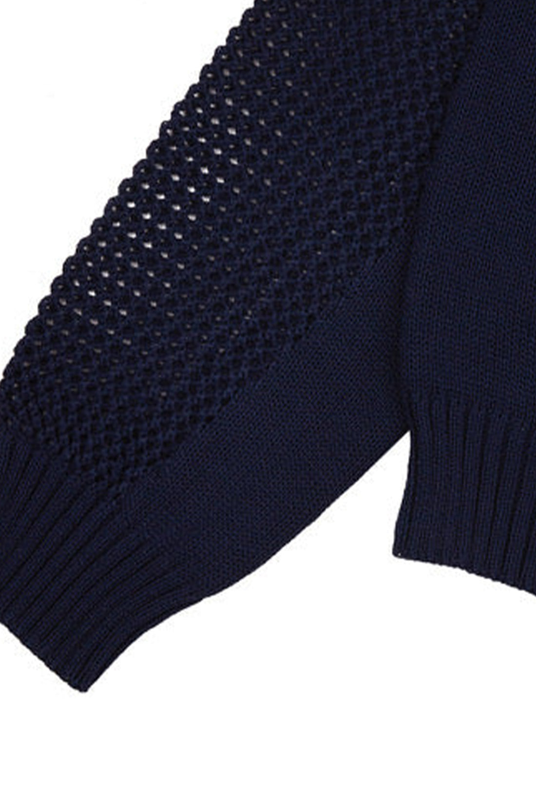 Mesh Cardigan - Blue