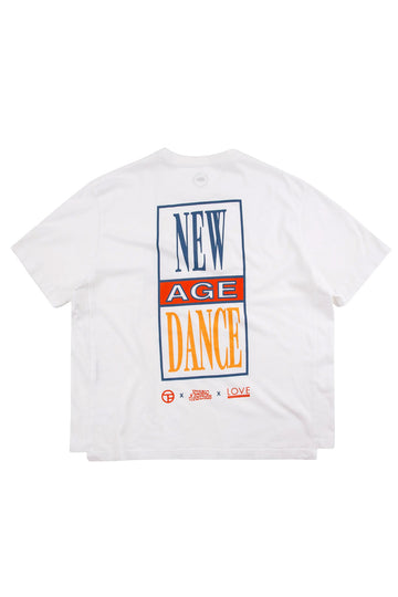 NEW AGE DANCE SS TEE - OFF WHITE