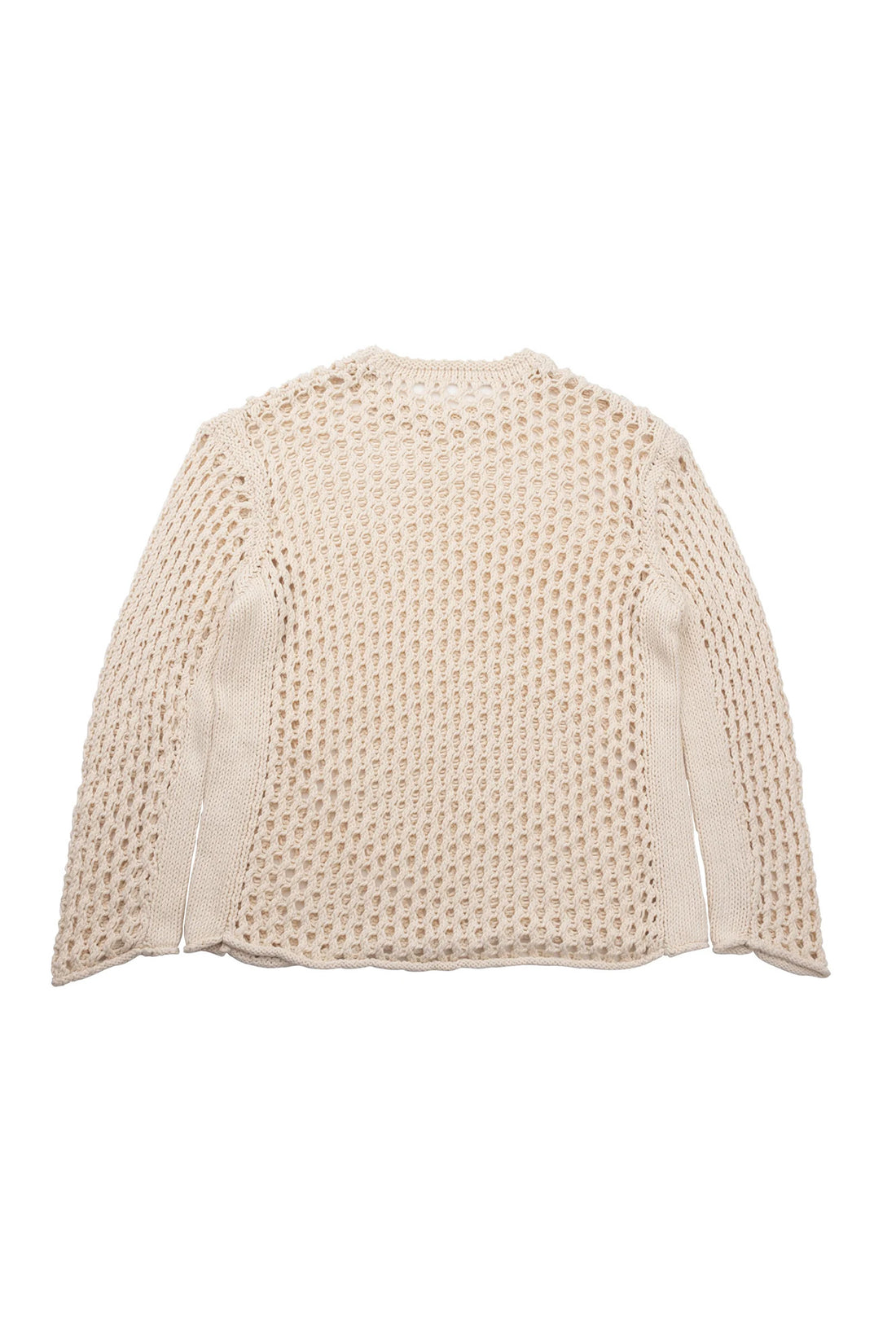 Net Knit Crew - Ecru