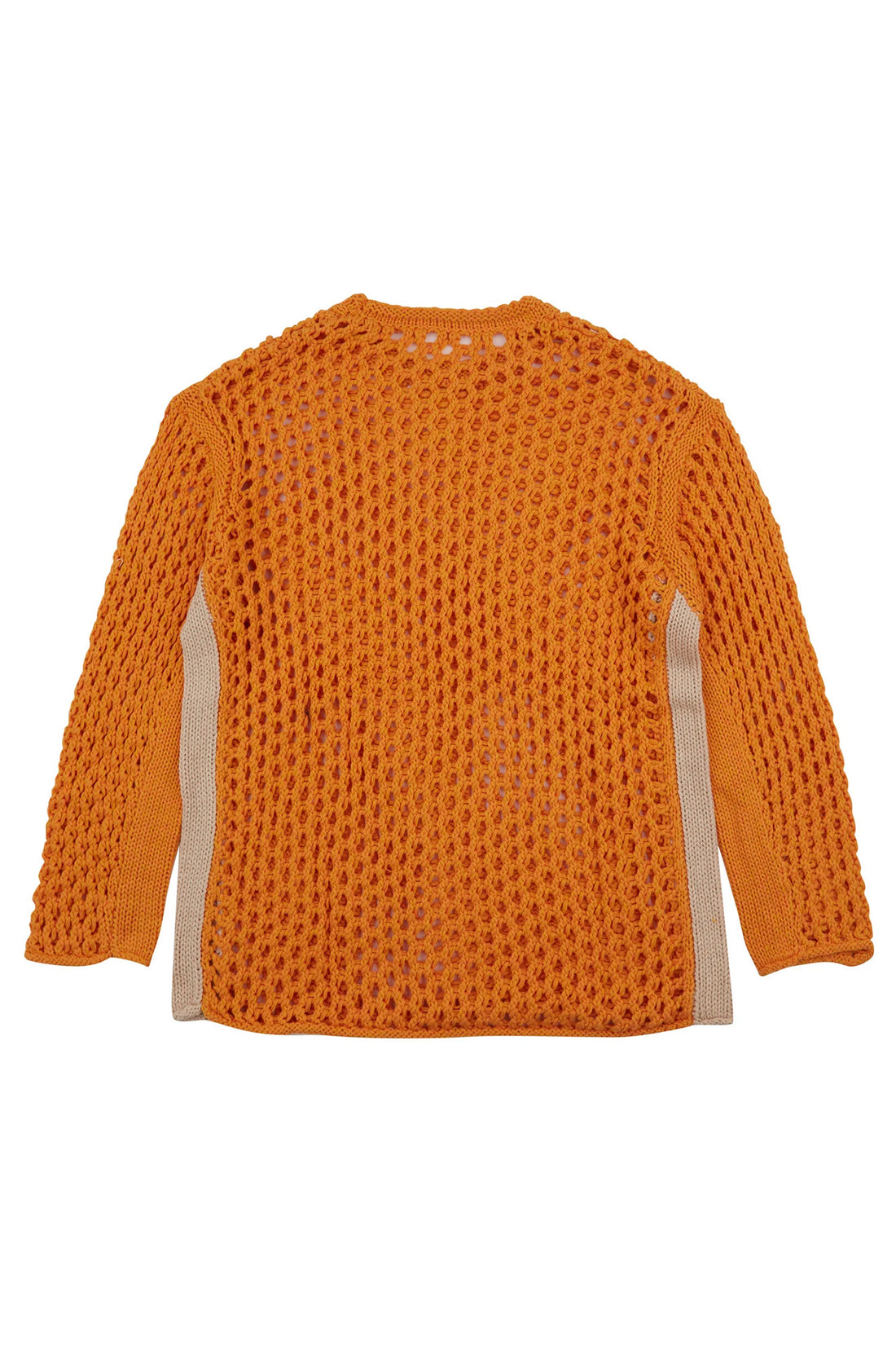 Net Knit Crew - Sunkist