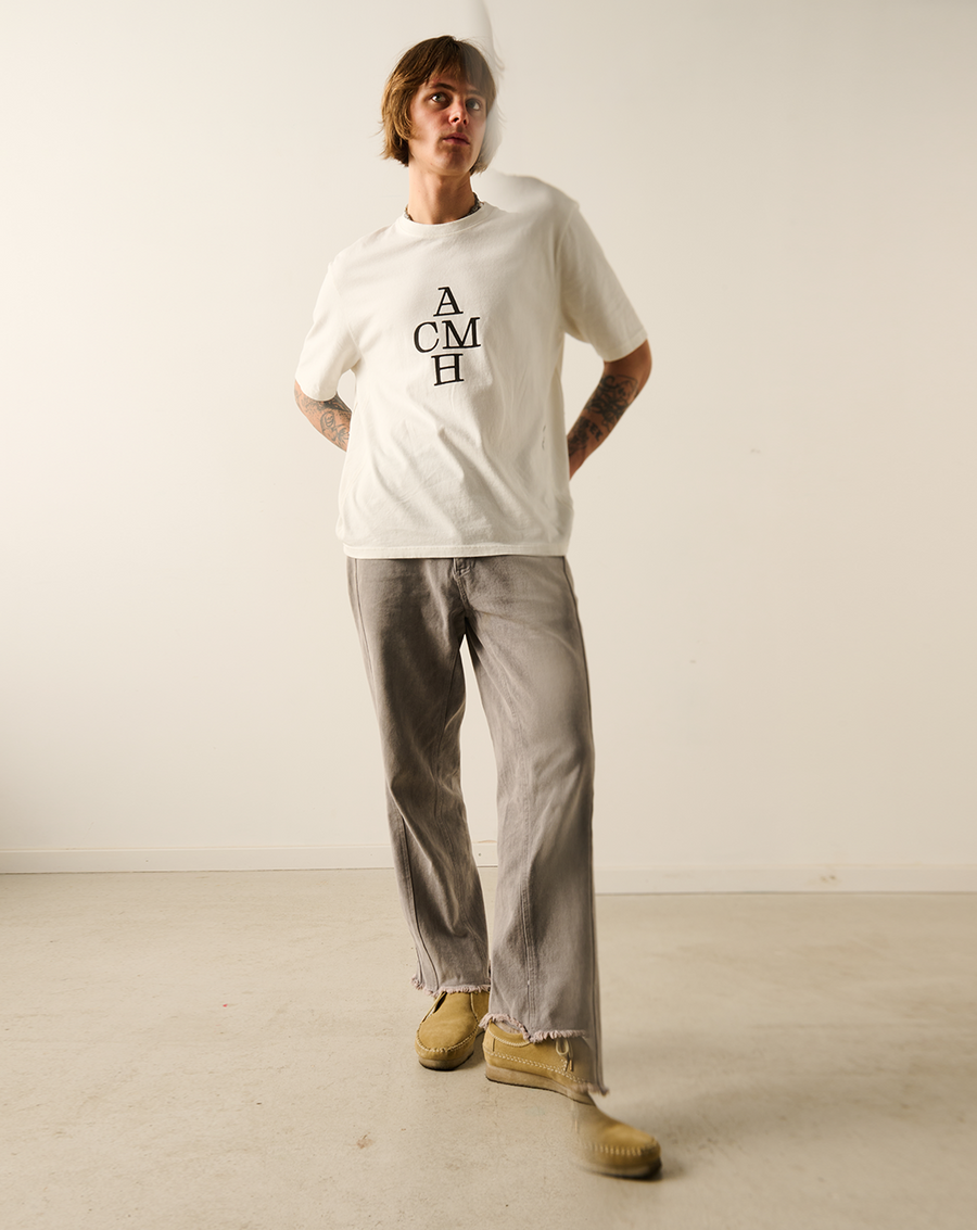 ACMH Lyrics Short Sleeve T-Shirt - Off White