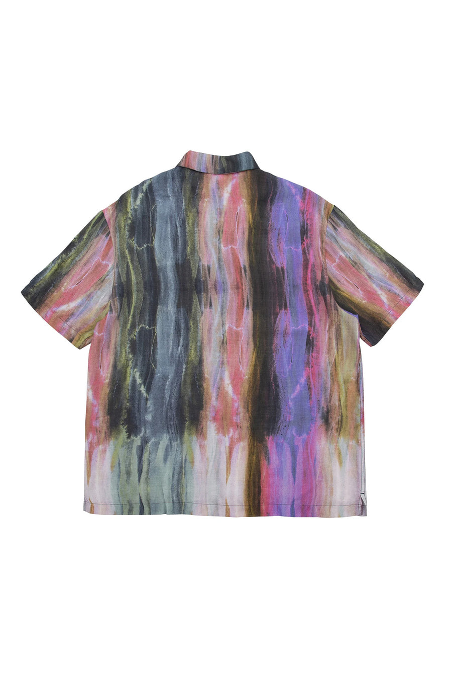 Short Sleeve Wave Shirt - Ink Stripe Dark