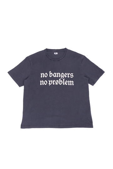 No Bangers T-Shirt - Vintage Black