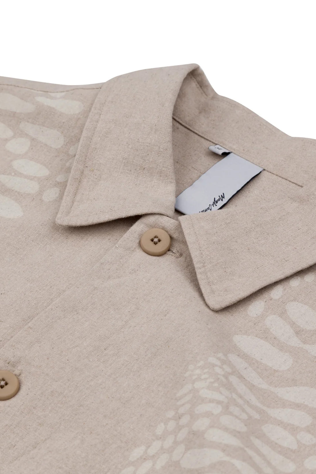 Warp Dot Overshirt - Linen Canvas