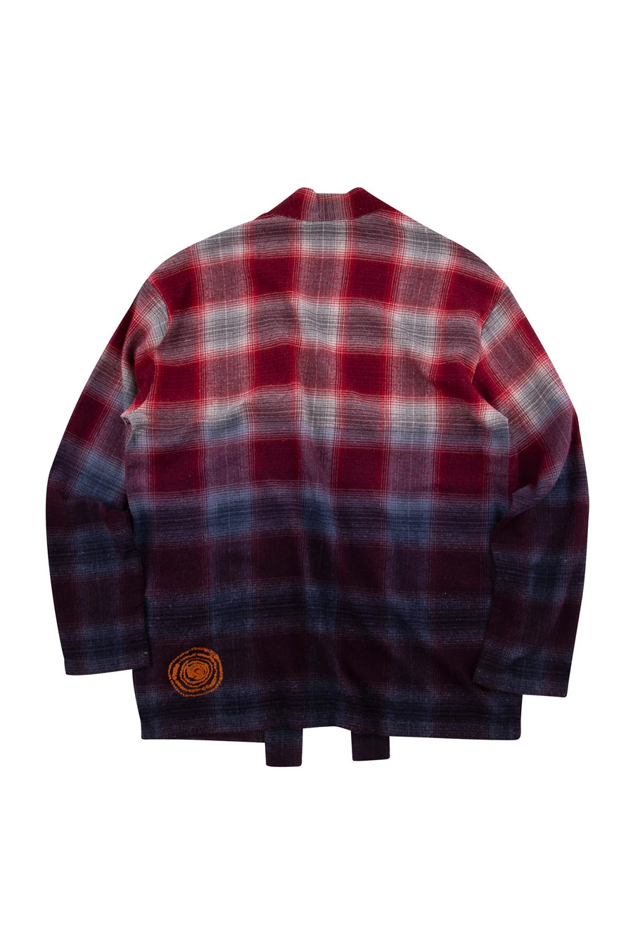 Wyatt Shawl Collar Shirt - Red Check