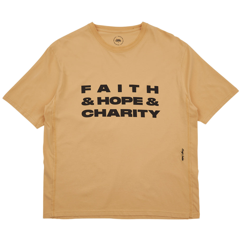 Faith Hope Charity Short Sleeve Tee - Sunkist