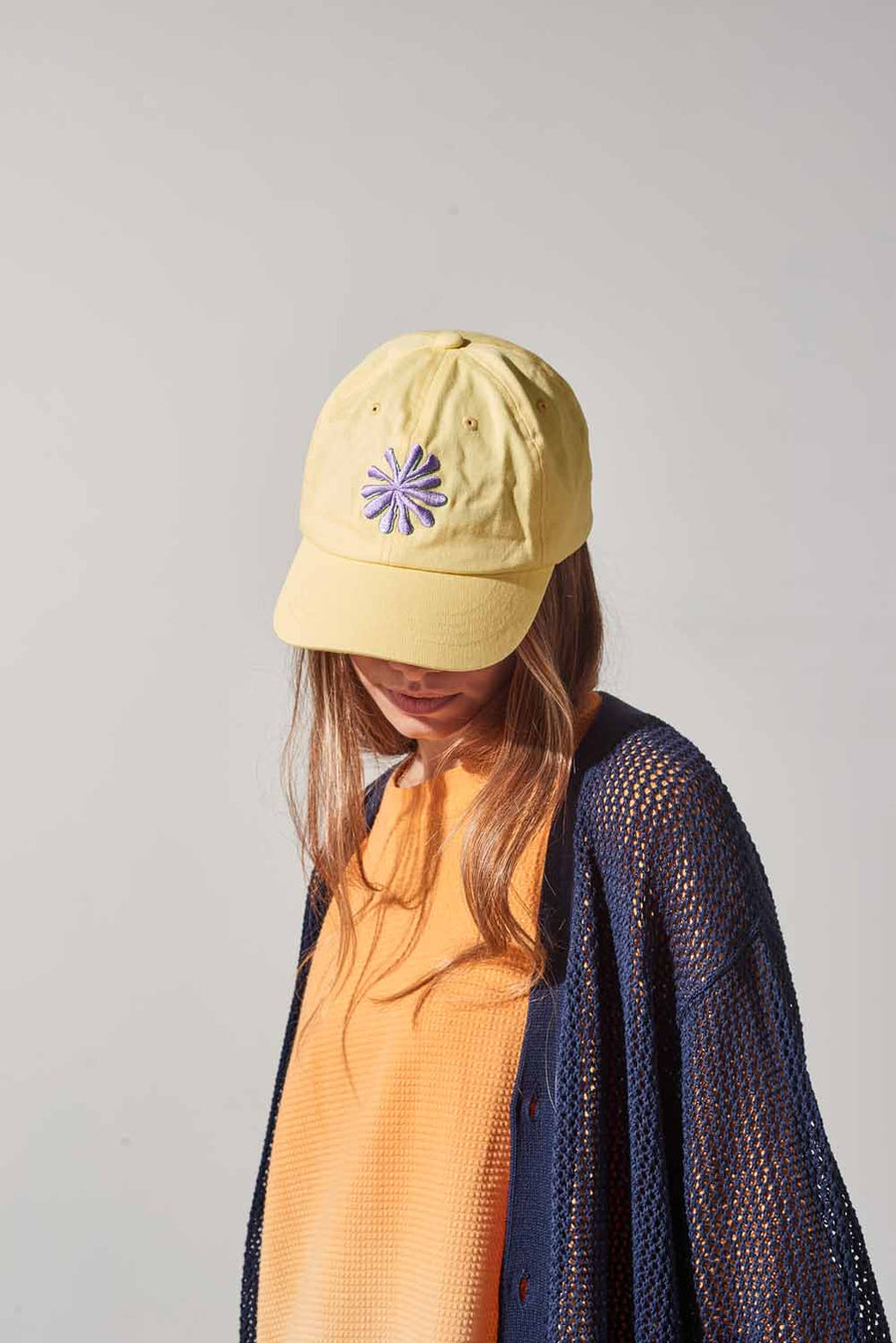 Flower 6 Panel Cap - Citrus