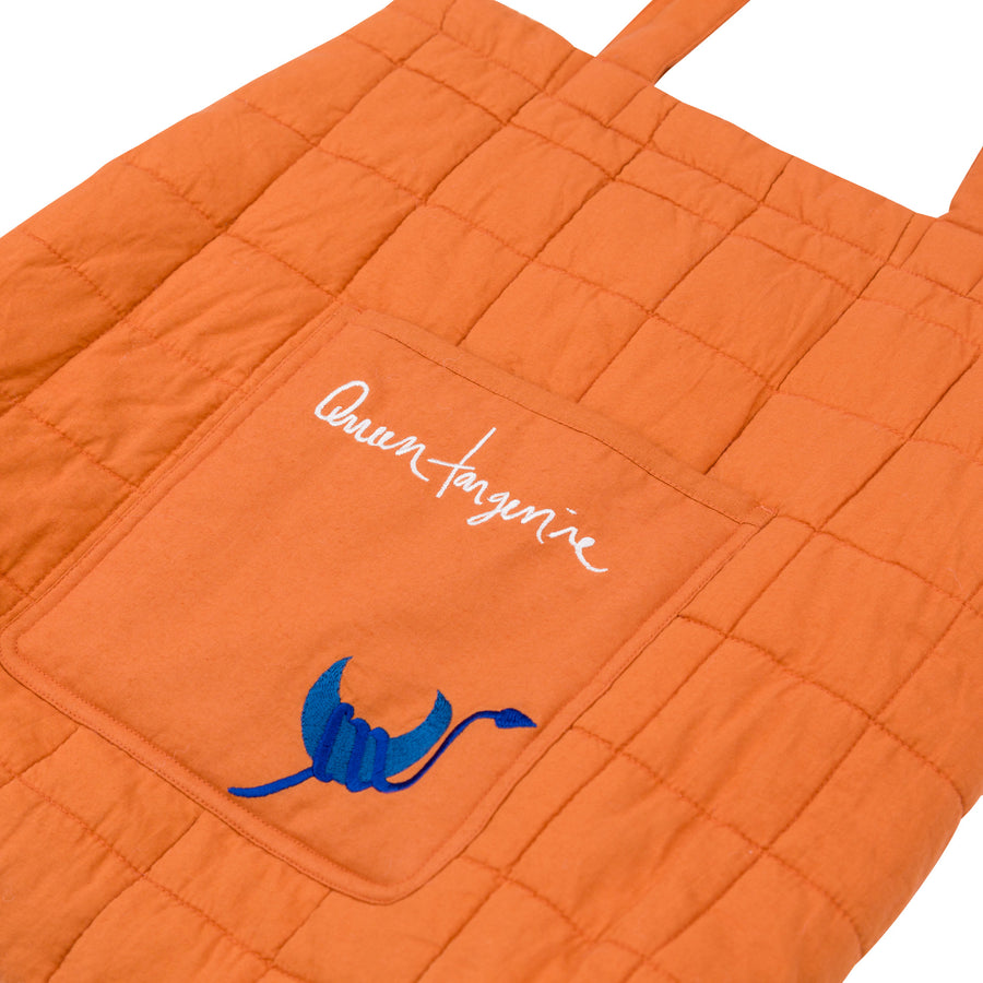 Queen Tangerine Record Tote - Tangerine