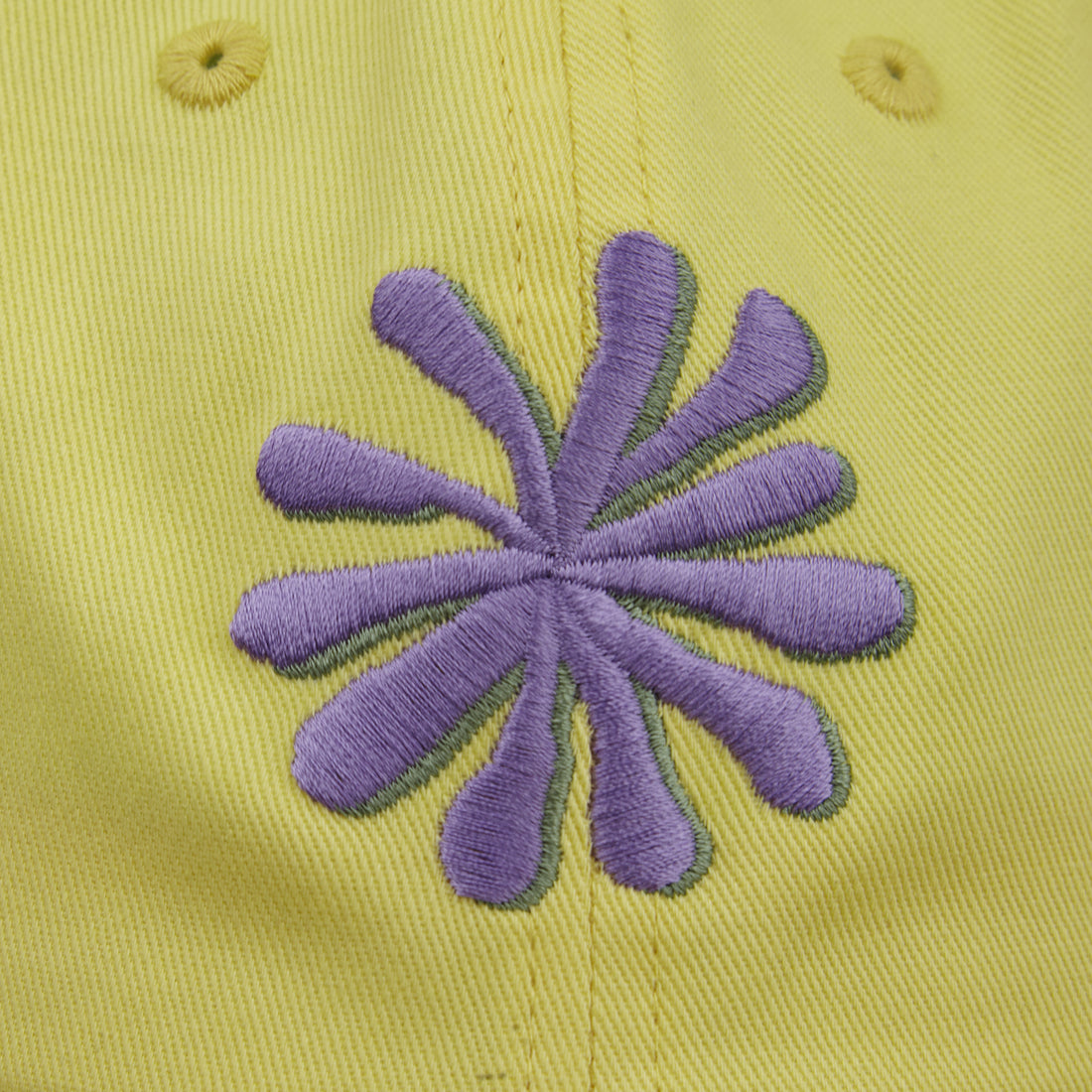 Flower 6 Panel Cap - Citrus