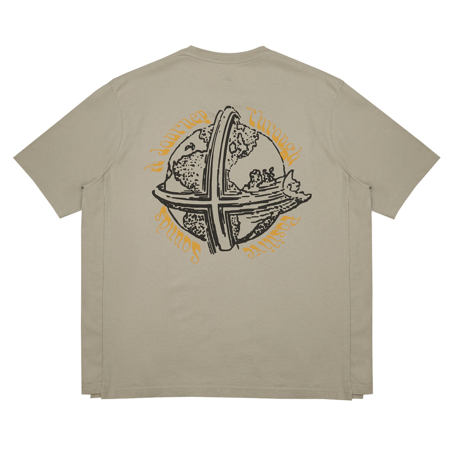 Orb Short Sleeve T-Shirt  - Light Stone