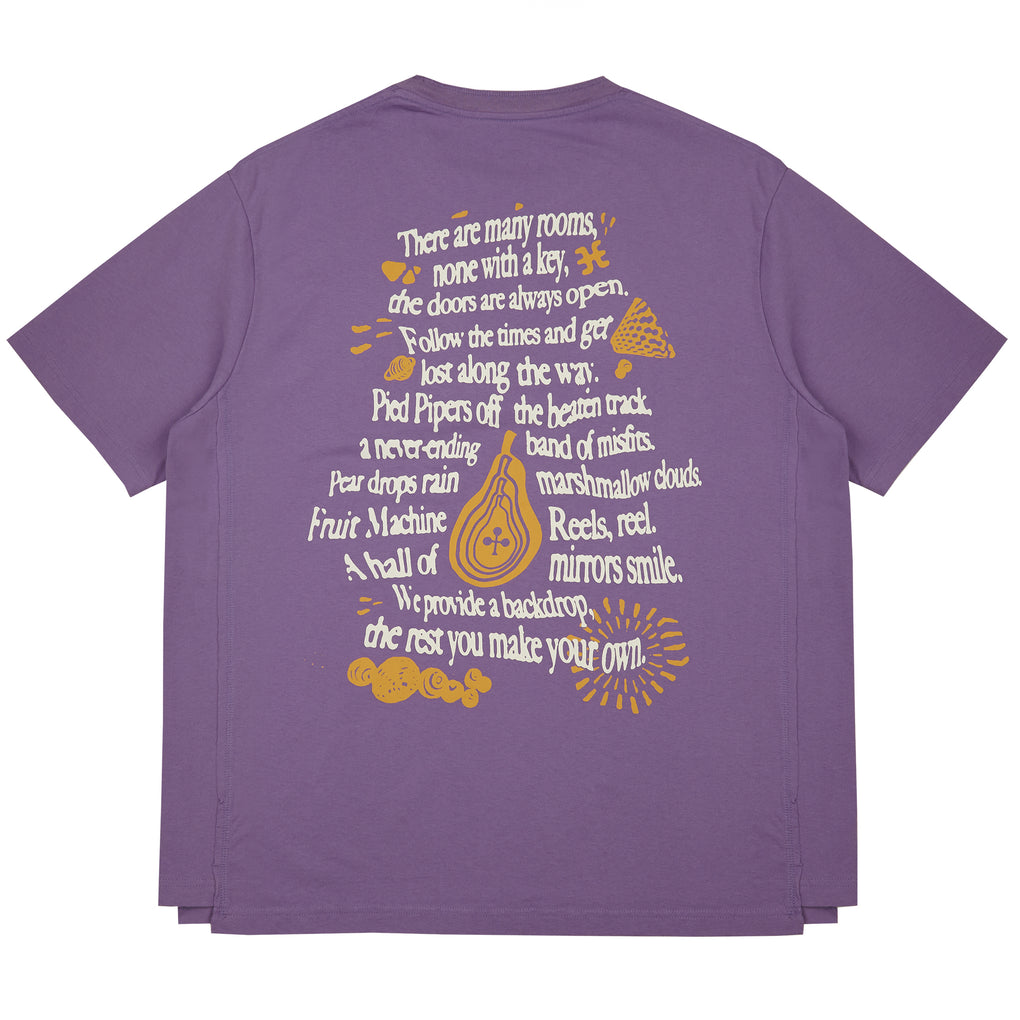 Poem Short Sleeve T-Shirt - Lilac
