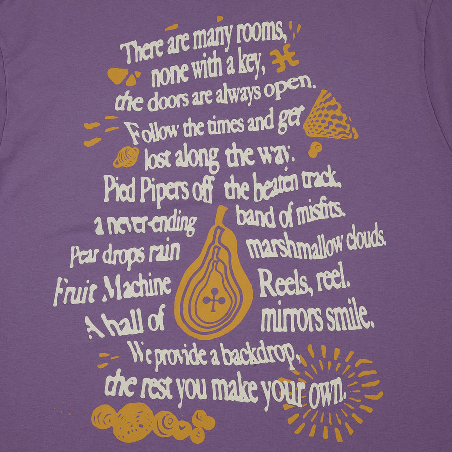 Poem Short Sleeve T-Shirt - Lilac